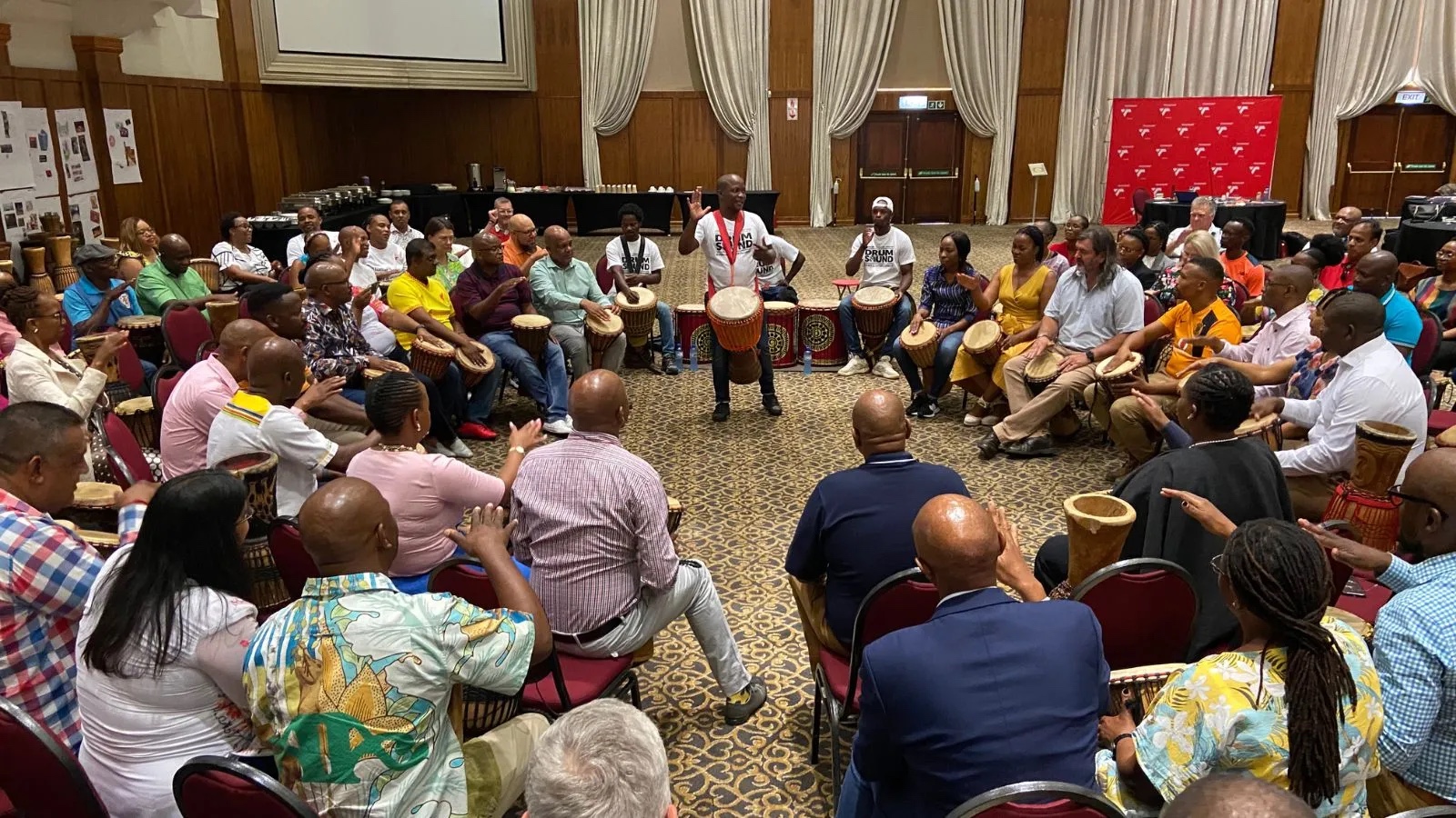 Interactive drumming team building activity by DrumSound Events